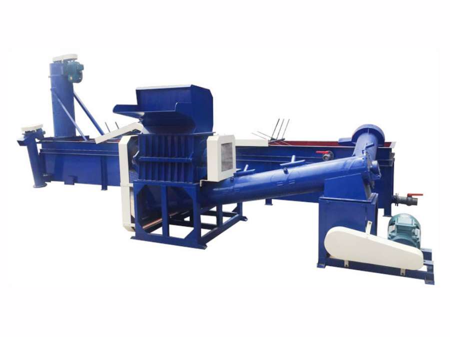 簡易塑料膜破碎清洗脫水生產(chǎn)線